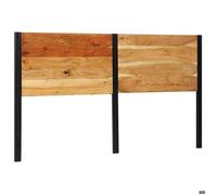 vidaXL Tête de lit 180 cm bois massif d'acacia et fer