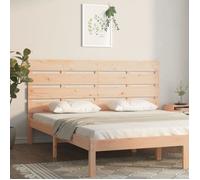 vidaXL Tête de lit 200 x 3 x 80 cm Bois massif de pin Marron