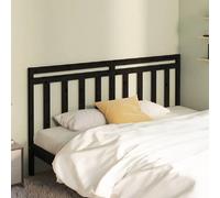 vidaXL Tête de lit 206x4 - Noir