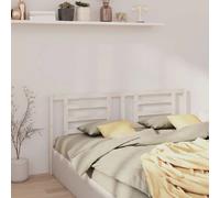 vidaXL Tête de lit 206x4x100 cm - Blanc