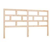 vidaXL Tête de lit 206x4x100 cm Bois massif de pin Marron