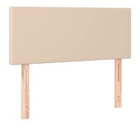 vidaXL Tête de lit à LED Cappuccino 90x5x78/88 cm Similicuir