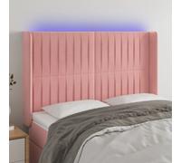 VidaXL Tête de lit à LED - Rose