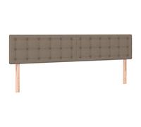 vidaXL Tête de lit à LED – 180x5x78/88 cm