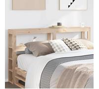 vidaXL Tête de lit 850878 160 cm en bois massif de pin avec étagères