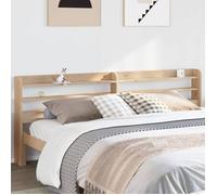 vidaXL Tête de lit 180 cm avec étagères en bois massif de pin 850941