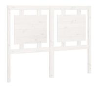 vidaXL Tête de lit Blanc 125,5x4x100 cm Bois massif de pin