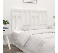 vidaXL Tête de lit Blanc 145,5x4x100 cm Bois massif de pin 818971