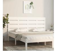 vidaXL Tête de lit blanche 180x3x80 cm Bois massif de pin