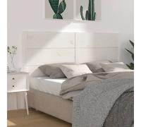vidaXL Tête de lit Blanc