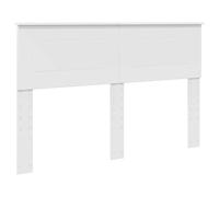 vidaXL Tête de lit Blanc Bois d'ingénierie, Déco de Chambre Moderne, tête de lit rectangulaire, mobilier Durable, Style épuré, Vie Urbaine, Design Chic