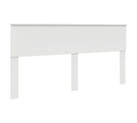 vidaXL Tête de lit Blanc Bois d'ingénierie, Déco de Chambre Moderne, tête de lit rectangulaire, mobilier Durable, Style épuré, Vie Urbaine, Design Chic