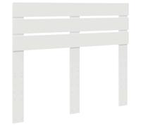 vidaXL Tête de lit Blanc Bois d'ingénierie, Tête de lit Moderne, rectangulaire pour déco de Chambre, Solution Simple, Cadre Chic en Bois, Accessoire pour lit