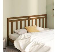 vidaXL Tête de lit - Bois massif de pin 206 cm - Marron miel