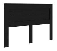 vidaXL Tête de lit Chêne Noir 140 cm Bois d'ingénierie, Headboard rectangulaire Tendance, Bois Composite Robuste, Lignes épurées, décor Fonctionnel pour Chambres