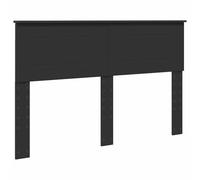 vidaXL Tête de lit Chêne Noir Bois d'ingénierie, Déco de Chambre Moderne, tête de lit rectangulaire, mobilier Durable, Style épuré, Vie Urbaine, Design Chic