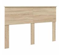 vidaXL Tête de lit Chêne Sonoma Bois d'ingénierie, Déco de Chambre Moderne, tête de lit rectangulaire, mobilier Durable, Style épuré, Vie Urbaine, Design Chic