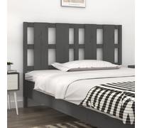VidaXL Tête de lit - Gris 125,5x4x100 cm