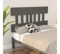 vidaXL Tête de lit Gris 143,5x3x81 cm
