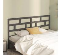 vidaXL Tête de lit - Gris - 206 x 4 x 100 cm