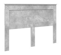 vidaXL Tête de lit Gris béton 160 cm Bois d'ingénierie, Headboard rectangulaire Tendance, Bois Composite Robuste, Lignes épurées, décor Fonctionnel pour Chambres