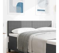vidaXL Tête de lit Gris clair 144 cm Tissu en velours côtelé