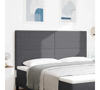 vidaXL Tête de lit Gris foncé 180 cm Tissu en velours côtelé