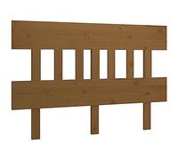 vidaXL Tête de lit M90415 – Bois de pin massif 123,5x3x81 cm Marron miel