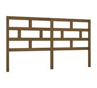 vidaXL Tête de lit Marron miel 206x4x100 cm Bois massif de pin