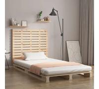vidaXL Tête de lit murale 106x3x91,5 cm Bois massif de pin