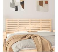 vidaXL Tête de lit murale 824718 Marron 206x3x63 cm Bois massif de pin