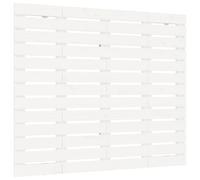 vidaXL Tête de lit murale Blanc 96x3x91,5 cm Bois massif de pin