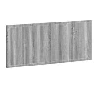 vidaXL Tête de lit Murale Ede Sonoma Gris Bois d'ingénierie, Tête de lit Murale Moderne, résistante à l'humidité, Design Gain de Place, Bois Composite, Meuble Tendance