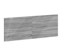 vidaXL Tête de lit Murale HAARLEM Sonoma Gris Bois d'ingénierie, Tête de lit Murale Moderne, résistante à l'humidité, Design élégant et Pratique avec Rangement Compact