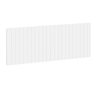 vidaXL Tête de lit Murale ZWOLLE Blanc Bois d'ingénierie, Chambre, Tête de lit Murale Moderne résistante à l'humidité, Solution de Rangement stylée, Design Compact en Bois