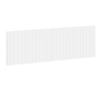 vidaXL Tête de lit Murale ZWOLLE Blanc Bois d'ingénierie, Chambre, Tête de lit Murale Moderne résistante à l'humidité, Solution de Rangement stylée, Design Compact en Bois