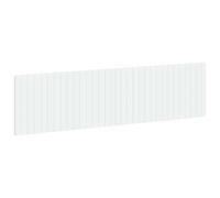 vidaXL Tête de lit Murale ZWOLLE Blanc Bois d'ingénierie, Chambre, Tête de lit Murale Moderne résistante à l'humidité, Solution de Rangement stylée, Design Compact en Bois