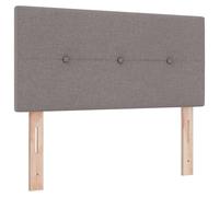vidaXL Tête de lit réglable en Hauteur Taupe Tissu | Les étagères réglables en hauteur sont une super fonctionnalité, La finition taupe moderne rehausse vraiment votre déco,