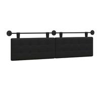 vidaXL Tête de lit Suspendue Simili Cuir, Tête de lit Moderne, Fixation Murale Chic, Design Flexible, PVC déco intérieure, Gain de Place, Confort Minimal