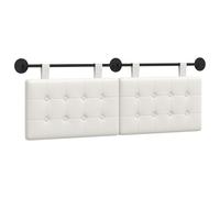 vidaXL Tête de lit Suspendue Simili Cuir, Tête de lit Moderne, Fixation Murale Chic, Design Flexible, PVC déco intérieure, Gain de Place, Confort Minimal