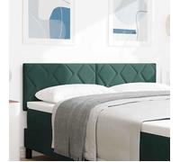 vidaXL Tête de lit Vert foncé 144 cm Velours 42007251