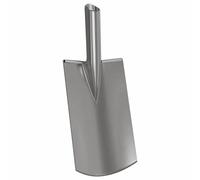 vidaXL Tête de pelle Argent 43 x 17 cm Acier enduit de poudre
