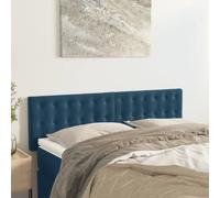 vidaXL Têtes de lit 2 pcs 346474 - Velours bleu foncé