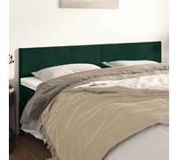 vidaXL Têtes de lit 2 pcs - Vert foncé