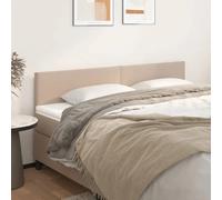vidaXL Têtes de Lit Meubles de Chambre à Coucher Accessoires de Lit Simple Têtes de Cadre de Lit Intérieur Cappuccino 180x5x78/88 cm Similicuir