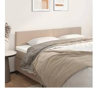 vidaXL Têtes de Lit Meubles de Chambre à Coucher Accessoires de Lit Simple Têtes de Cadre de Lit Intérieur Cappuccino 180x5x78/88 cm Similicuir