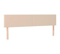vidaXL Têtes de Lit Meubles de Chambre à Coucher Accessoires de Lit Simple Têtes de Cadre de Lit Intérieur Cappuccino 180x5x78/88 cm Similicuir