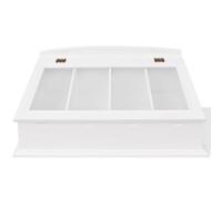 vidaXL Tiroir à couverts MDF blanc style baroque