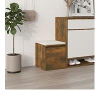 vidaXL Opbergbox met lade 40,5x40x40 cm bewerkt hout gerookt eiken820517 G