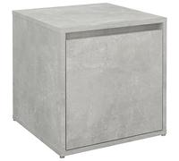vidaXL Boîte de rangement tiroir 808778 Gris béton 40,5x40x40 cm Bois d'ingénierie
